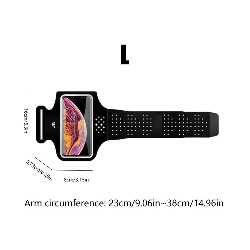 Phone Arm Bands for Running Reflective Sweatproof Running Armbag Gym Fitness Cell Phone Bag Key Holder for Running Exercising