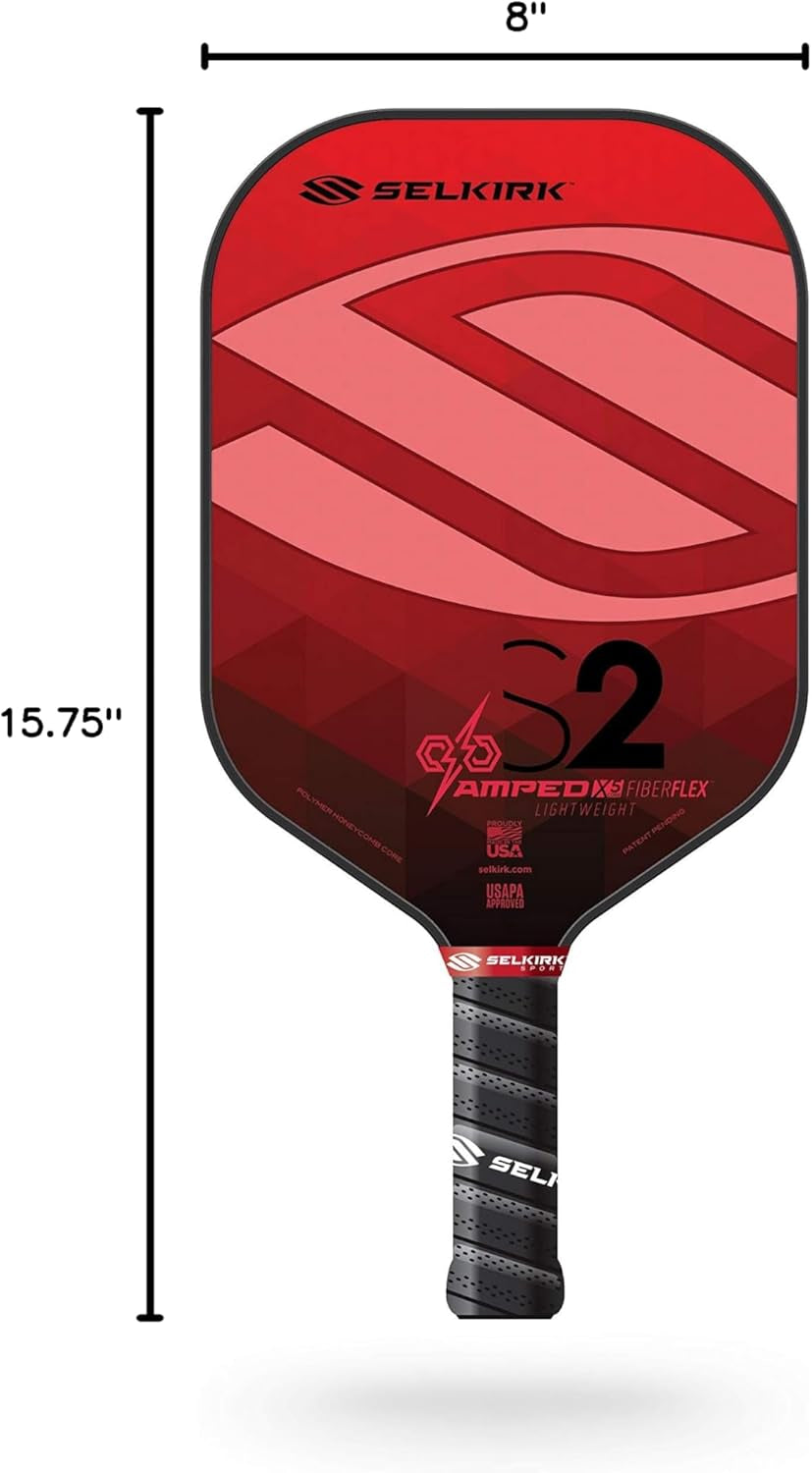 Amped Pickleball Paddles | Assembled in the USA | Amped Control or Amped Pro Fiberglass Pickleball Paddle | Unrivaled Precision & Control