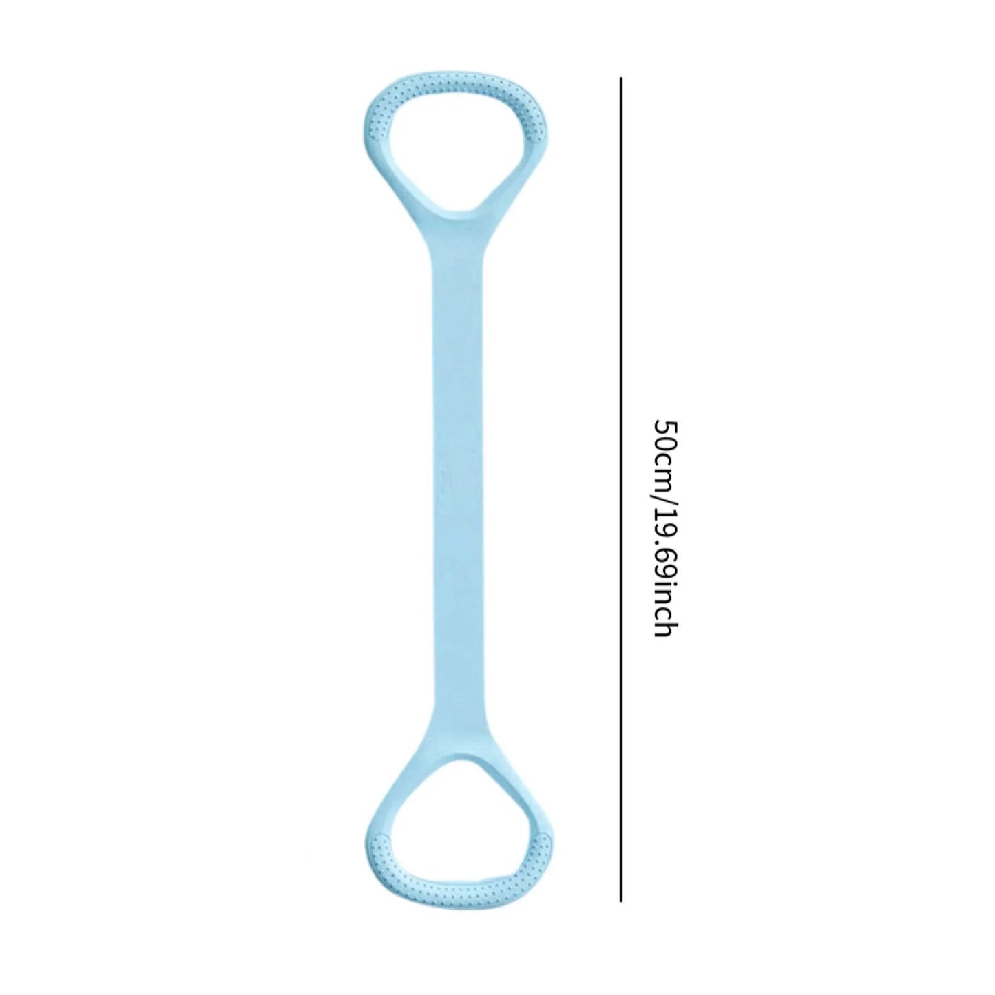 Fitness Resistance Band 8 Shaped Elastic Workout Equipment for Gym Yoga Home Blue 50 Cm Length