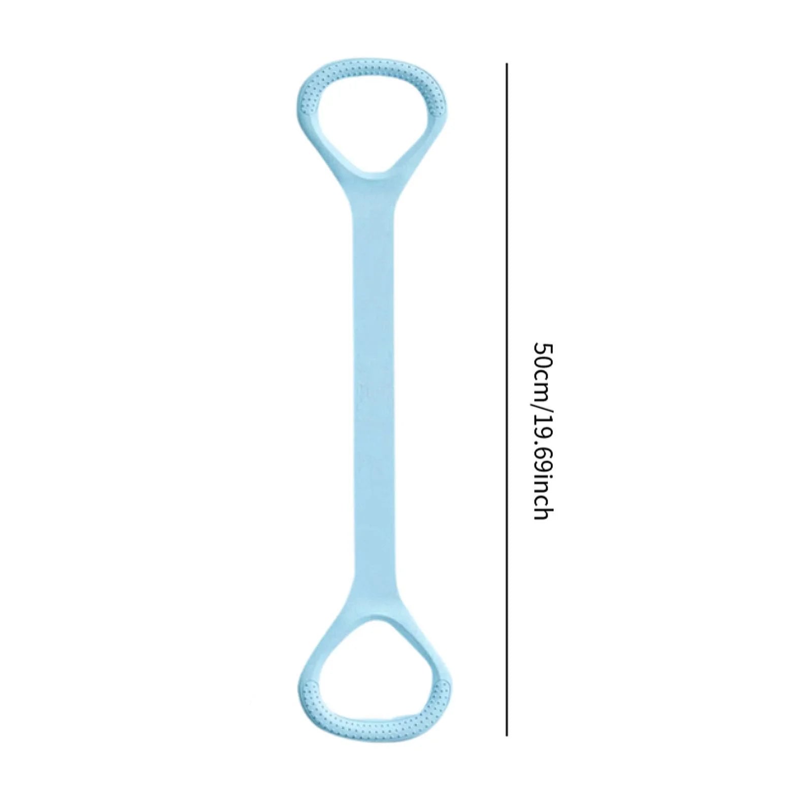 Fitness Resistance Band 8 Shaped Elastic Workout Equipment for Gym Yoga Home Blue 50 Cm Length