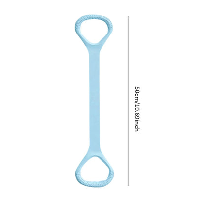 Fitness Resistance Band 8 Shaped Elastic Workout Equipment for Gym Yoga Home Blue 50 Cm Length