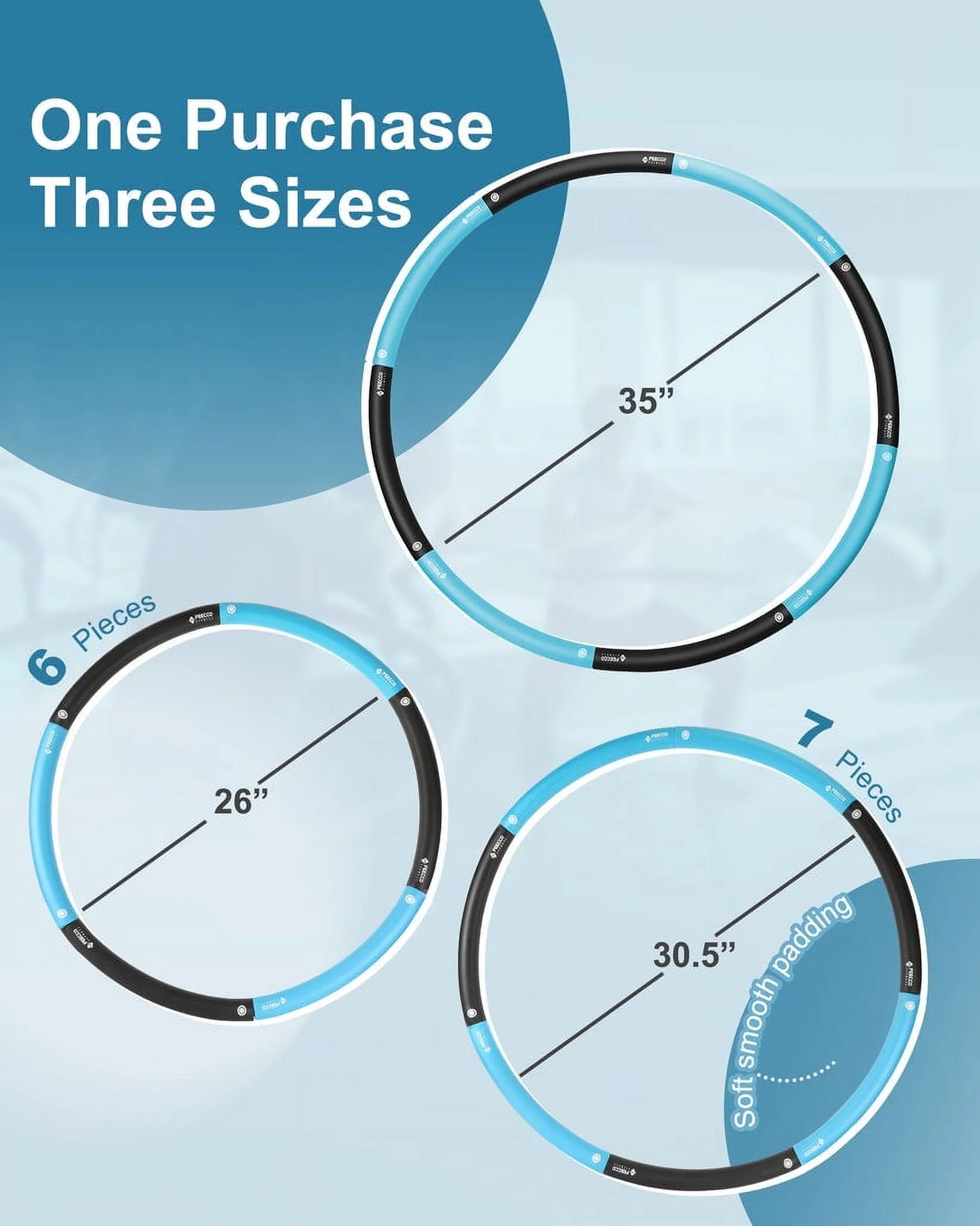 Weighted Fitness Hoop 5LB