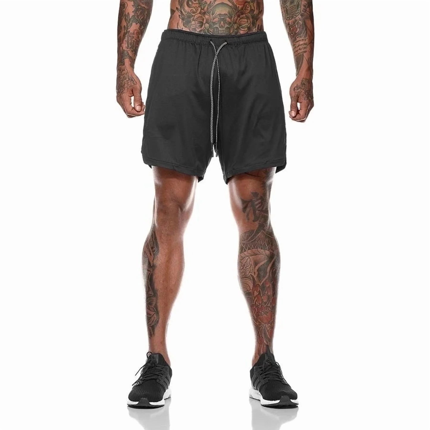 Men'S Double-Deck Running Shorts