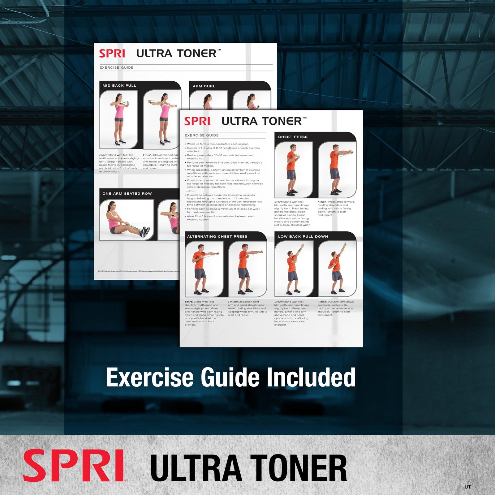 Spri Ultra Toner Figure 8 Resistance Band for Fitness Training and Therapy