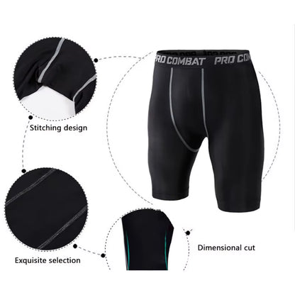 Men'S Compression Running Shorts Sport Shorts Underwear Running Shorts Tights Sweatpants Fitness Quick Dry Trunks