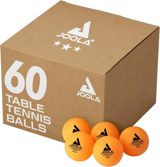 Training 3 Star Table Tennis Balls 12, 60, or 120 Pack - 40+Mm Regulation Bulk Ping Pong Balls for Competition and Recreational Play - Fun as a Cat Toy - Indoor and Outdoor Compatible
