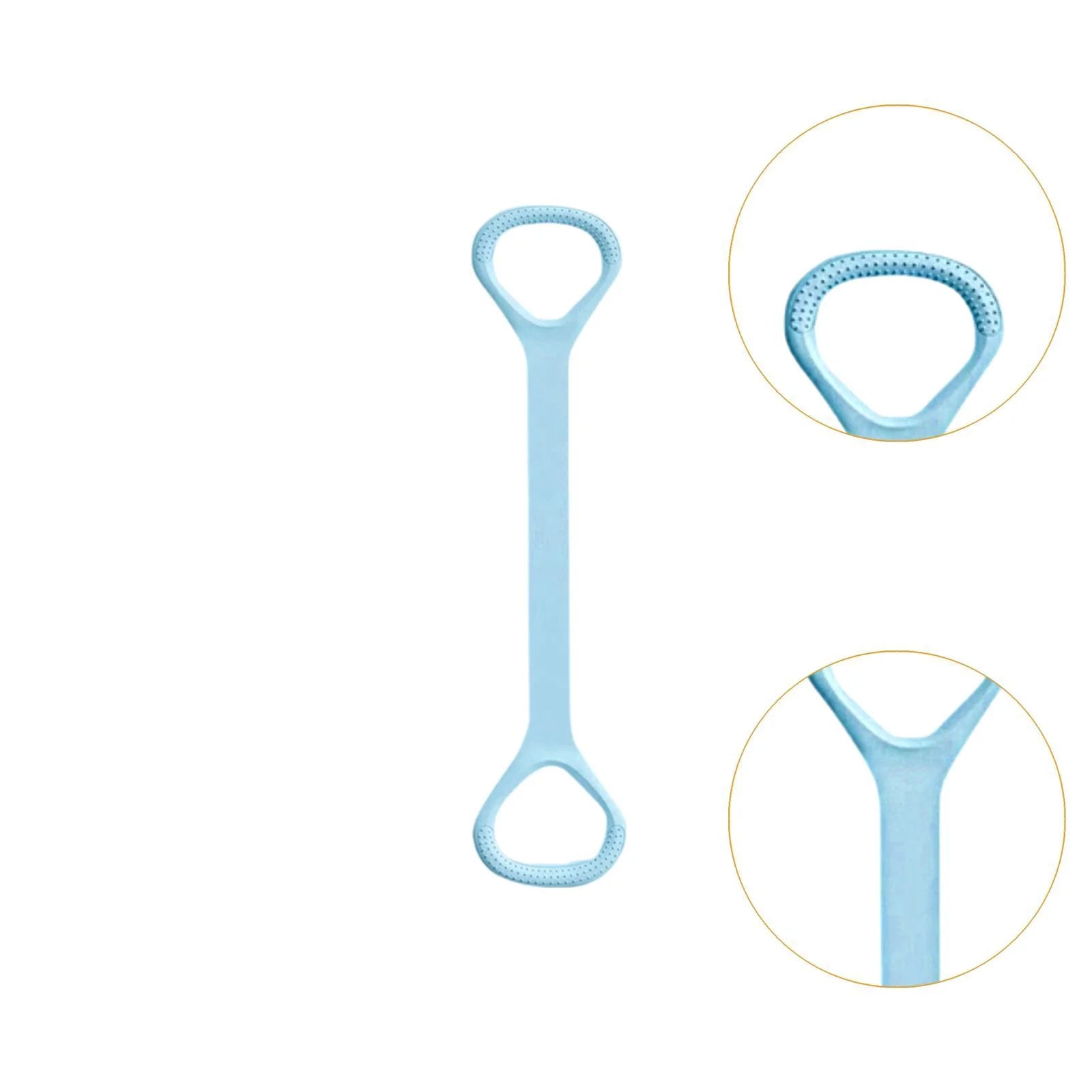 Fitness Resistance Band 8 Shaped Elastic Workout Equipment for Gym Yoga Home Blue 50 Cm Length