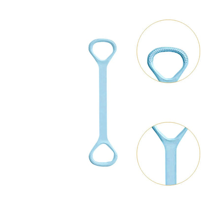 Fitness Resistance Band 8 Shaped Elastic Workout Equipment for Gym Yoga Home Blue 50 Cm Length