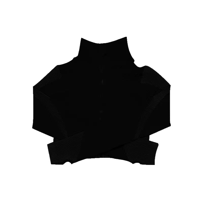 Striped Sportswear Comfortable Breathable Jacket Running Sweat-Absorbent Jacket Fitness Sweatshirt Running Workout Top