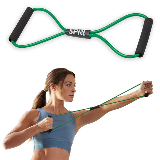 Spri Ultra Toner Figure 8 Resistance Band for Fitness Training and Therapy