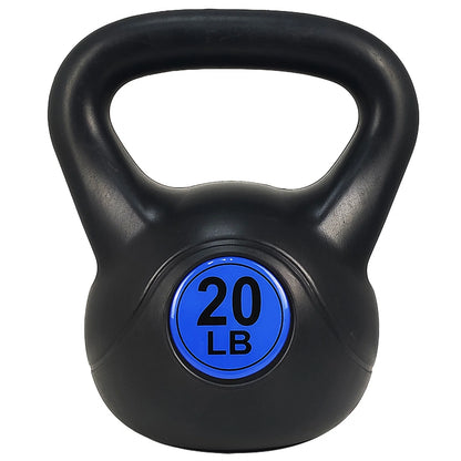 Kettlebell Set of 3 - Wide Grip Kettlebell Exercise Fitness Weight Set - Include 3 Kettlebells in 10 Lbs, 15 Lbs, 20 Lbs