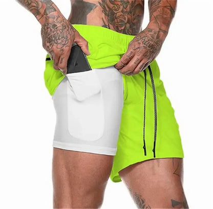 Men'S Double-Deck Running Shorts