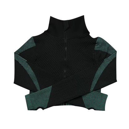 Striped Sportswear Comfortable Breathable Jacket Running Sweat-Absorbent Jacket Fitness Sweatshirt Running Workout Top