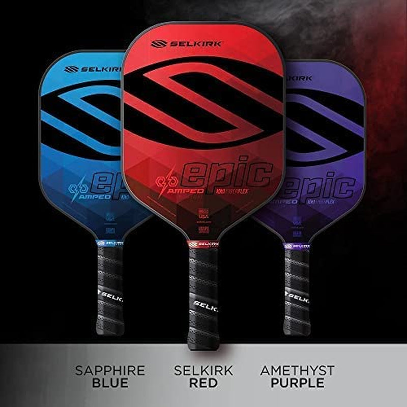 Amped Pickleball Paddles | Assembled in the USA | Amped Control or Amped Pro Fiberglass Pickleball Paddle | Unrivaled Precision & Control