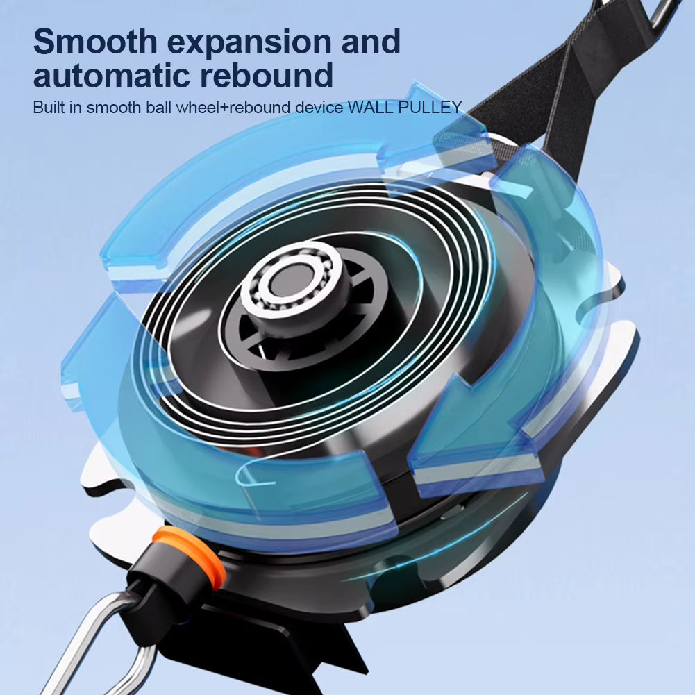 Fitness Pump Fitness Equipment Adjustable Resistance Strength Training Puller with Counter Rowing Machine for Home Gym