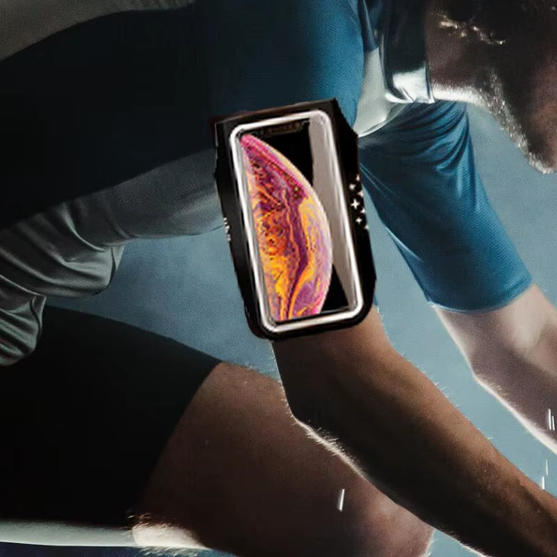 Phone Arm Bands for Running Reflective Sweatproof Running Armbag Gym Fitness Cell Phone Bag Key Holder for Running Exercising
