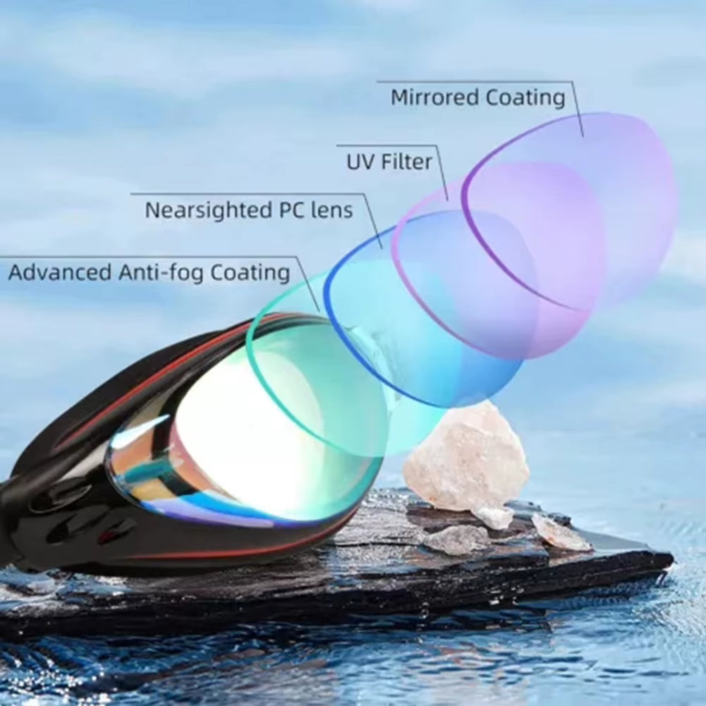 Swim Goggles with Prescriptions Design Lightweight Swimming Equipment for Swimming Pool Diving