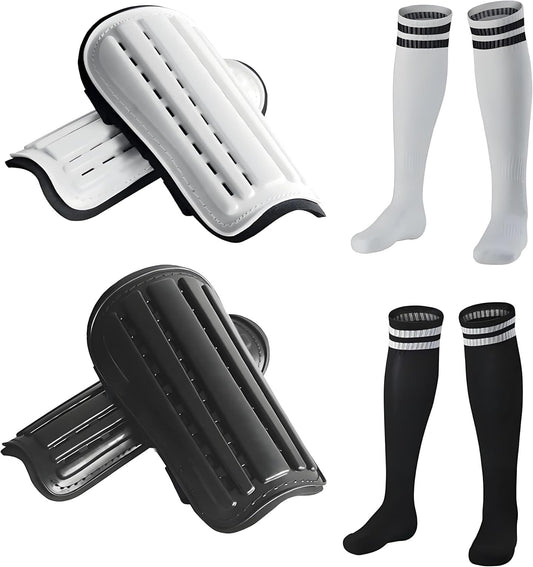 2 Pairs Soccer Socks for Adults and Teenagers, Protective Gear Soccer Equipment